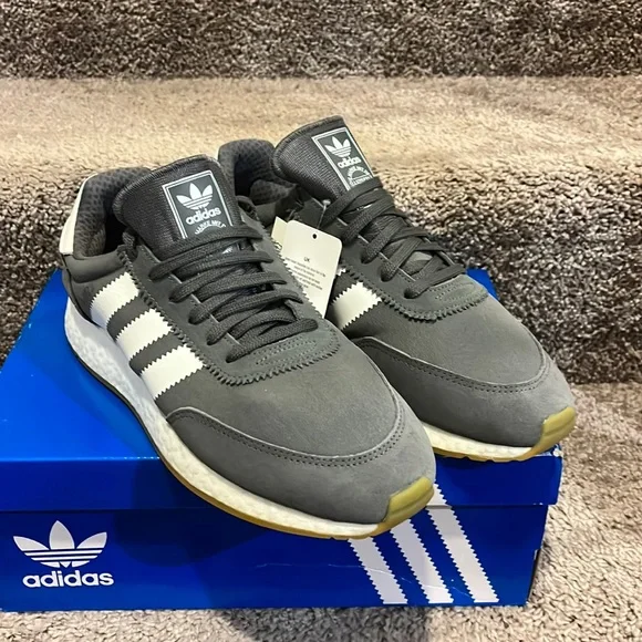 Adidas I-5923 Iniki Shoes Sneakers D97345 new grey white Mens sizes - Picture 2 of 13